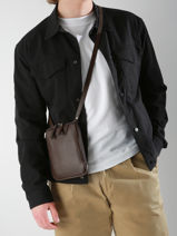 Sac Bandoulire Flandres Cuir Etrier Marron flandres EFLA728S-vue-porte