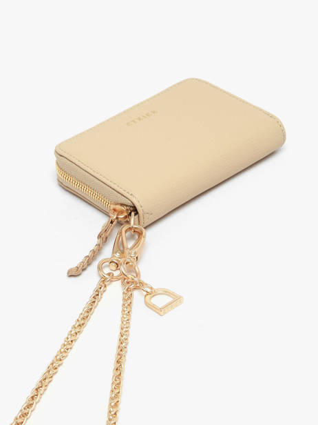 Wallet Torsade Leather Etrier Beige torsade ETOS096M other view 1